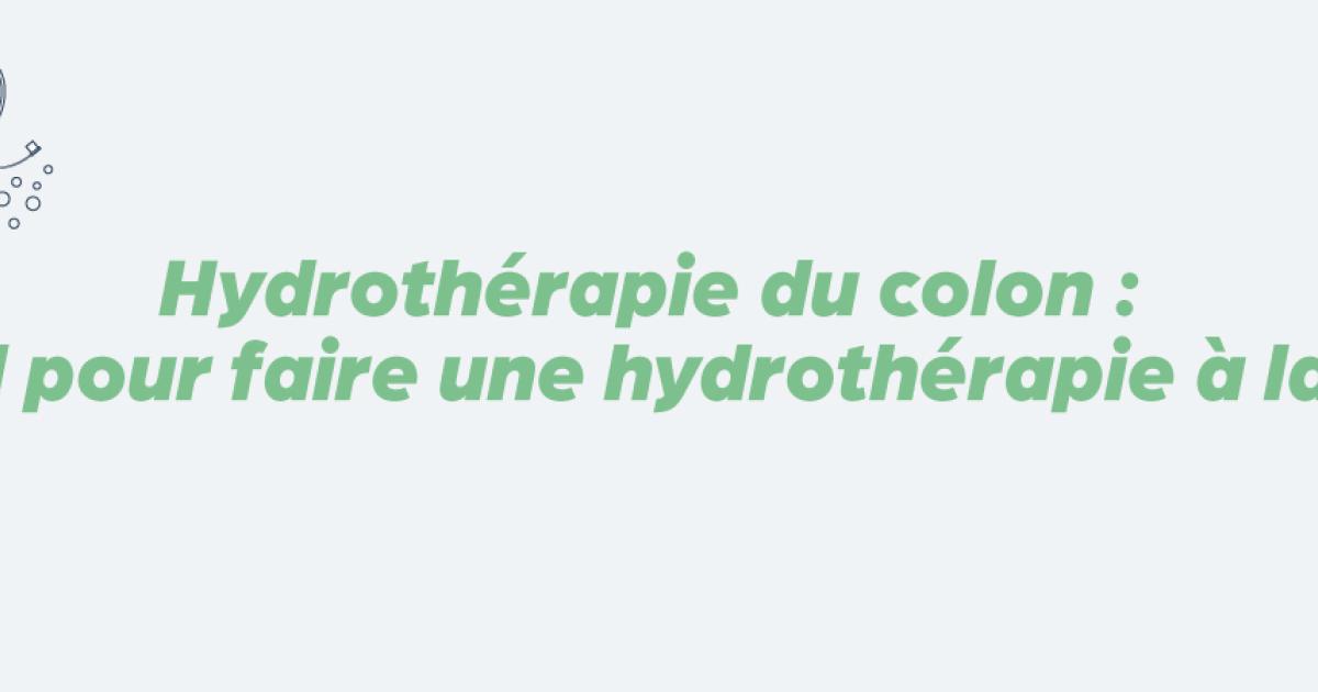 Hydrothérapie du colon appareil pour faire une hydrothérapie à la maison Bivea Médical