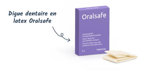 Oralsafe digue dentaire latex