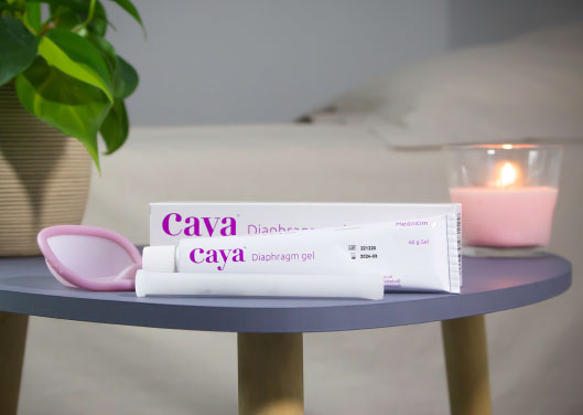 Un tube de gel contraceptif Cayagel
