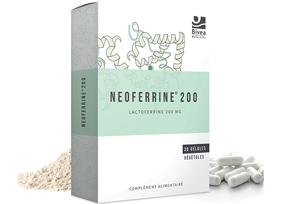 Boite de Neoferrine à base de lactoferrine