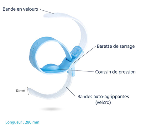 bandelette d'obstruction prosecca dimensions