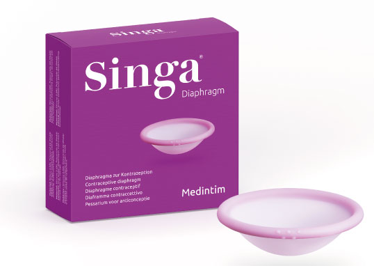 Caractéristiques du diaphragme contraceptif à différentes tailles Medintim