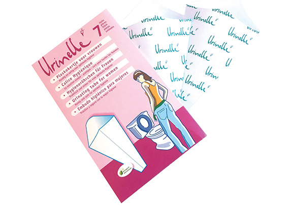 Comment faire pipi debout avec l'urinoir jetable pour femme Urinelle